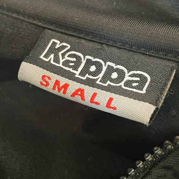 KAPPA Zip Up Black Jacket Size Small - Picture 6 of 10